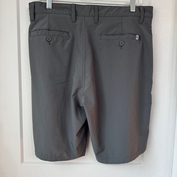 Hurley All Day Hybrid Quick Dry 4-Way Stretch Reflective Men's Shorts 34 Gray - Picture 9 of 9